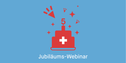 Jubiläums-Webinar: 5 Jahre Swiss Newsletter - Drei spannende Funktionen & Tipps zum erfolgreichen E-Mail-Marketing